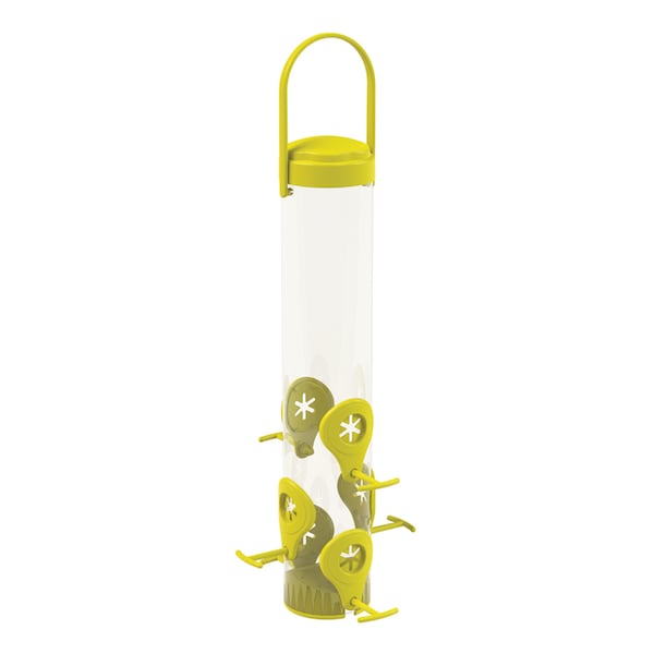 Perky-Pet Perky-Pet Finch 1.5 lb Plastic Tube Bird Feeder 6 ports 481F - main